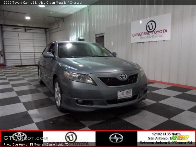 Aloe Green Metallic / Charcoal 2009 Toyota Camry SE