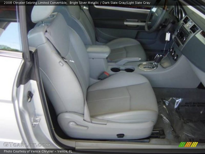 Bright Silver Metallic / Dark Slate Gray/Light Slate Gray 2008 Chrysler Sebring Limited Convertible