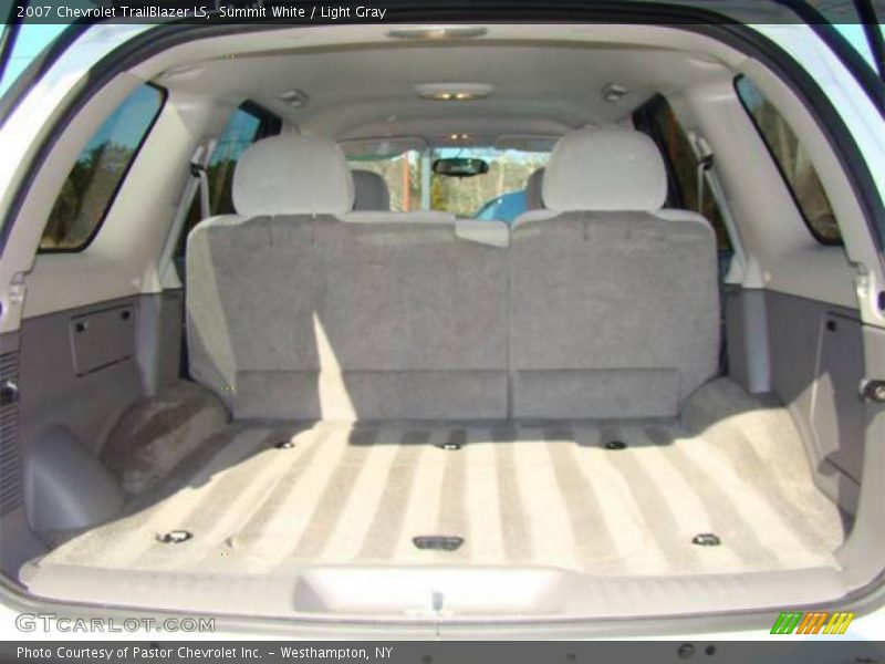 Summit White / Light Gray 2007 Chevrolet TrailBlazer LS