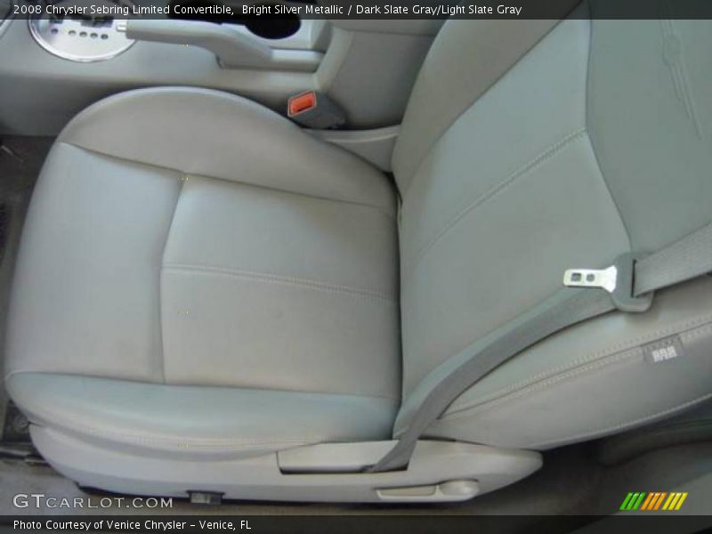 Bright Silver Metallic / Dark Slate Gray/Light Slate Gray 2008 Chrysler Sebring Limited Convertible