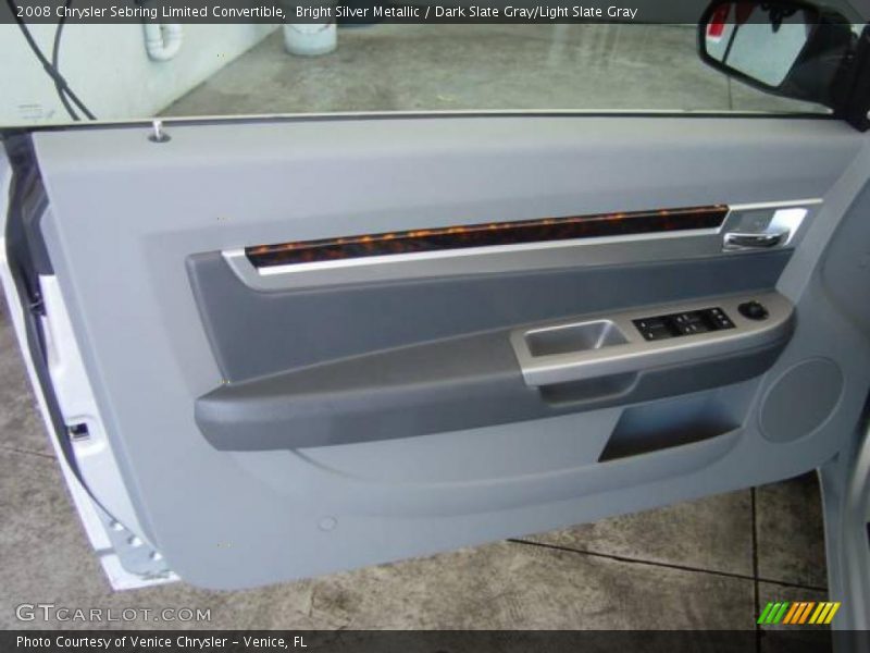 Bright Silver Metallic / Dark Slate Gray/Light Slate Gray 2008 Chrysler Sebring Limited Convertible