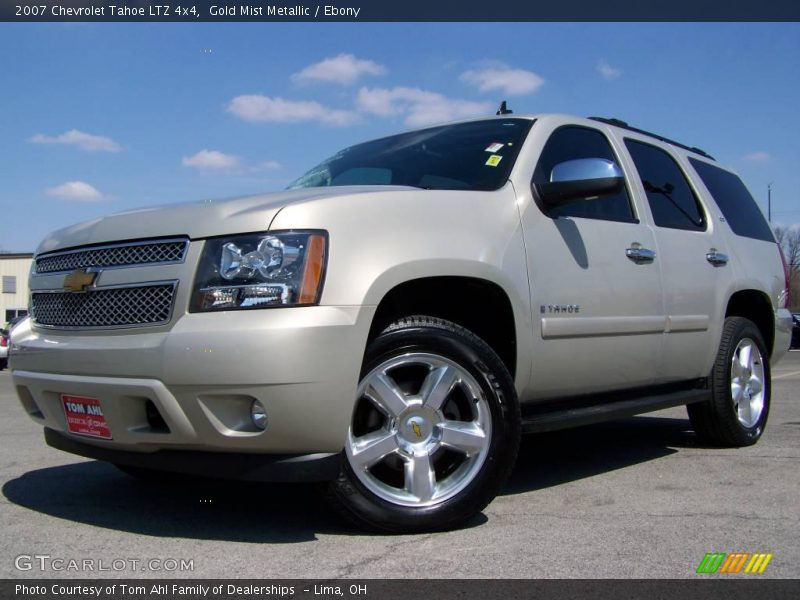 Gold Mist Metallic / Ebony 2007 Chevrolet Tahoe LTZ 4x4