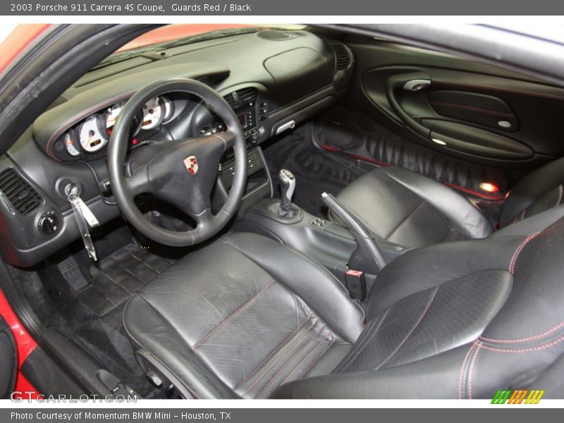 Black Interior - 2003 911 Carrera 4S Coupe 