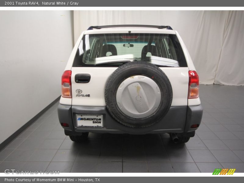 Natural White / Gray 2001 Toyota RAV4