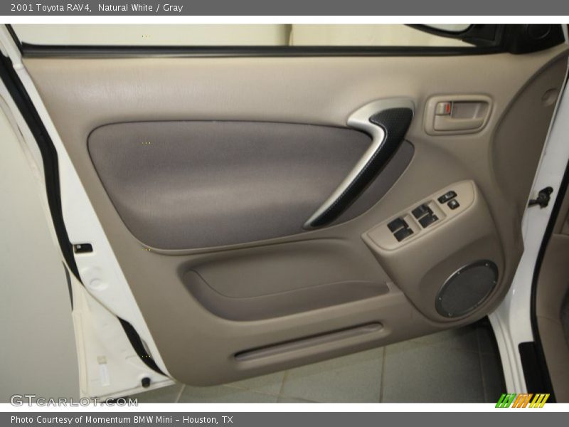 Natural White / Gray 2001 Toyota RAV4