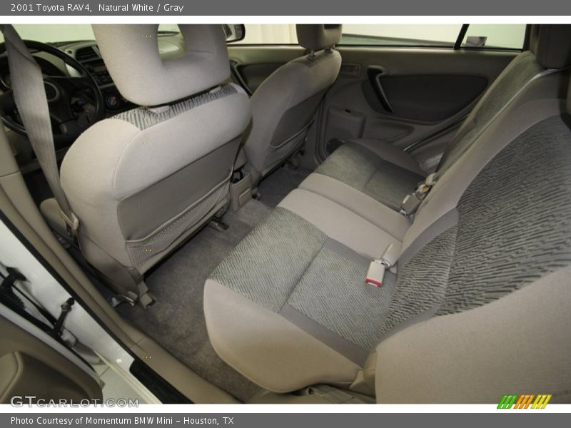 Natural White / Gray 2001 Toyota RAV4