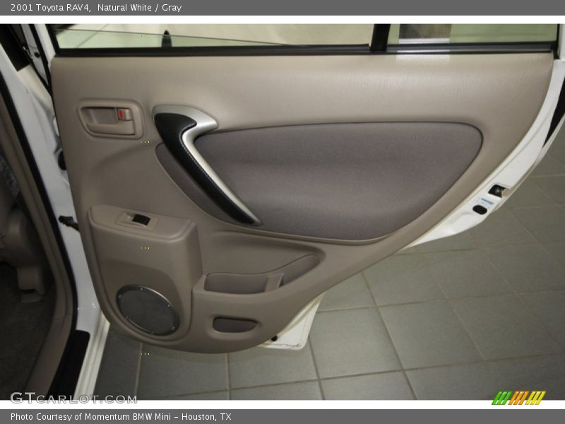 Natural White / Gray 2001 Toyota RAV4