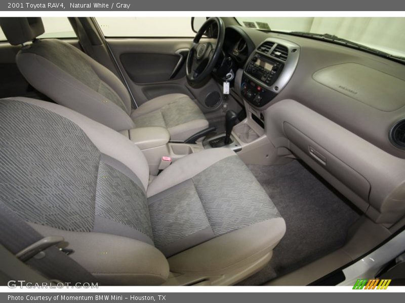 Natural White / Gray 2001 Toyota RAV4