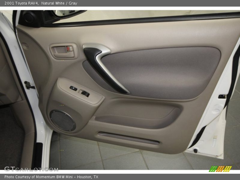 Natural White / Gray 2001 Toyota RAV4