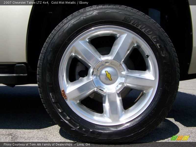 Gold Mist Metallic / Ebony 2007 Chevrolet Tahoe LTZ 4x4