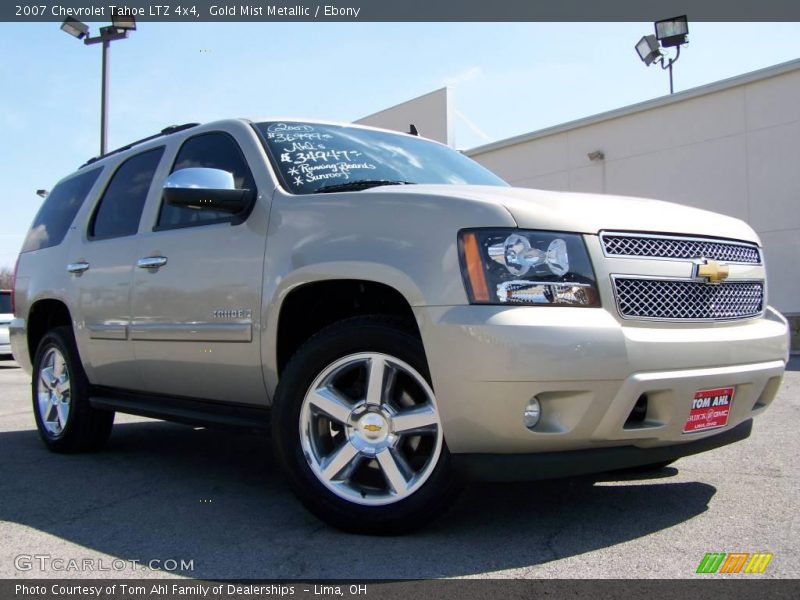 Gold Mist Metallic / Ebony 2007 Chevrolet Tahoe LTZ 4x4