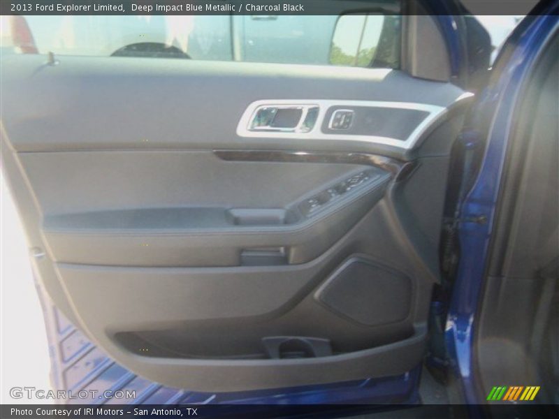 Deep Impact Blue Metallic / Charcoal Black 2013 Ford Explorer Limited