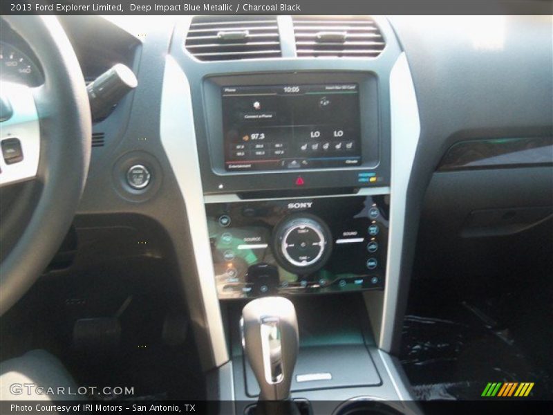 Deep Impact Blue Metallic / Charcoal Black 2013 Ford Explorer Limited