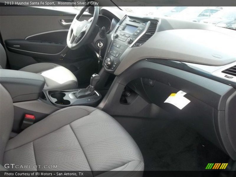 Moonstone Silver / Gray 2013 Hyundai Santa Fe Sport
