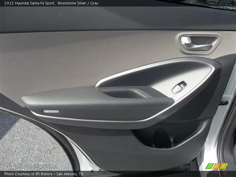 Moonstone Silver / Gray 2013 Hyundai Santa Fe Sport