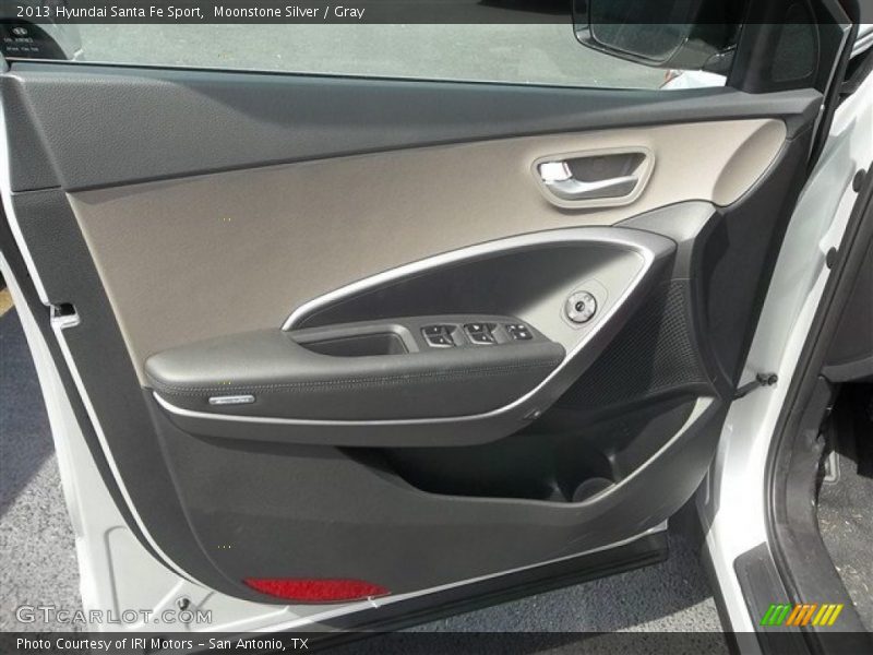 Moonstone Silver / Gray 2013 Hyundai Santa Fe Sport