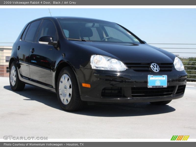 Black / Art Grey 2009 Volkswagen Rabbit 4 Door