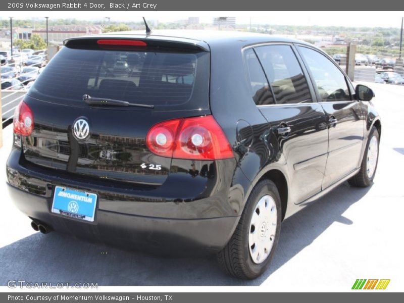 Black / Art Grey 2009 Volkswagen Rabbit 4 Door
