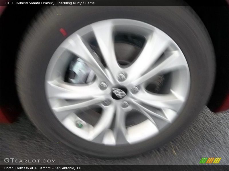 Sparkling Ruby / Camel 2013 Hyundai Sonata Limited