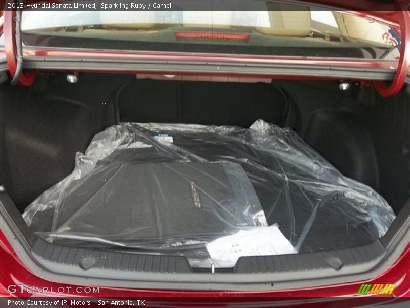 Sparkling Ruby / Camel 2013 Hyundai Sonata Limited
