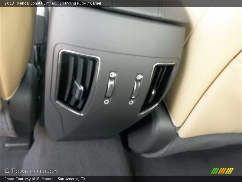 Sparkling Ruby / Camel 2013 Hyundai Sonata Limited