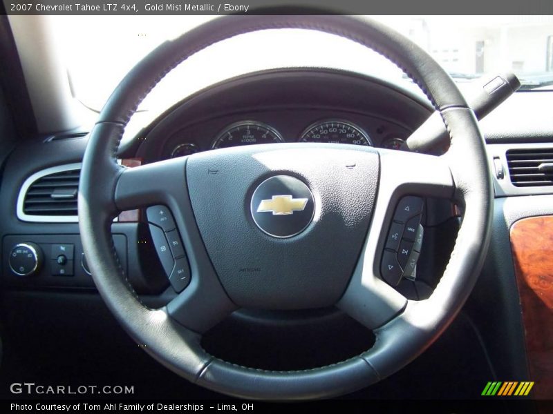 Gold Mist Metallic / Ebony 2007 Chevrolet Tahoe LTZ 4x4