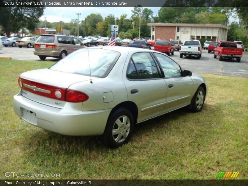 Ultra Silver Metallic / Graphite Gray 2003 Chevrolet Cavalier Sedan