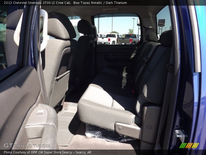Blue Topaz Metallic / Dark Titanium 2013 Chevrolet Silverado 1500 LS Crew Cab
