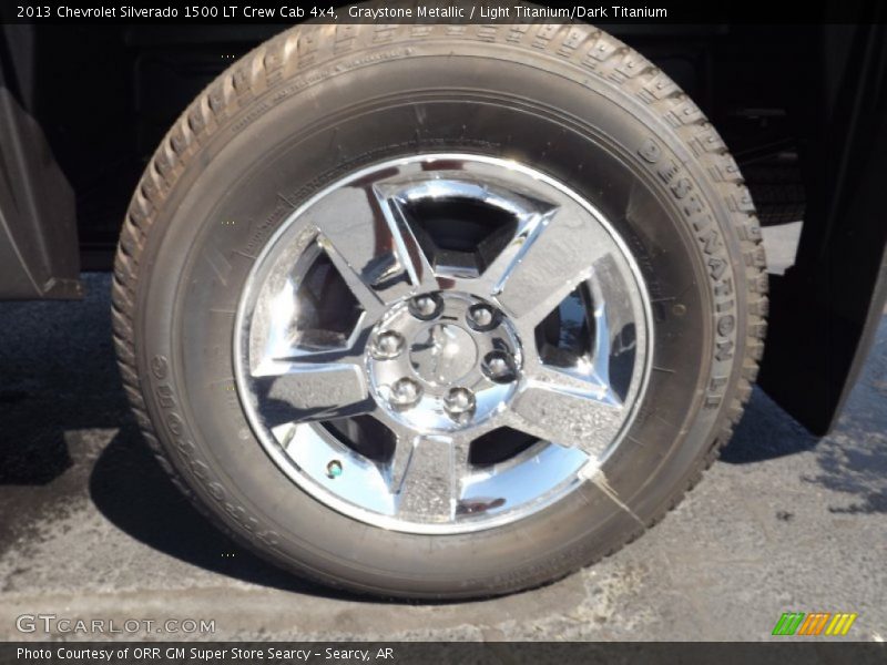 Graystone Metallic / Light Titanium/Dark Titanium 2013 Chevrolet Silverado 1500 LT Crew Cab 4x4