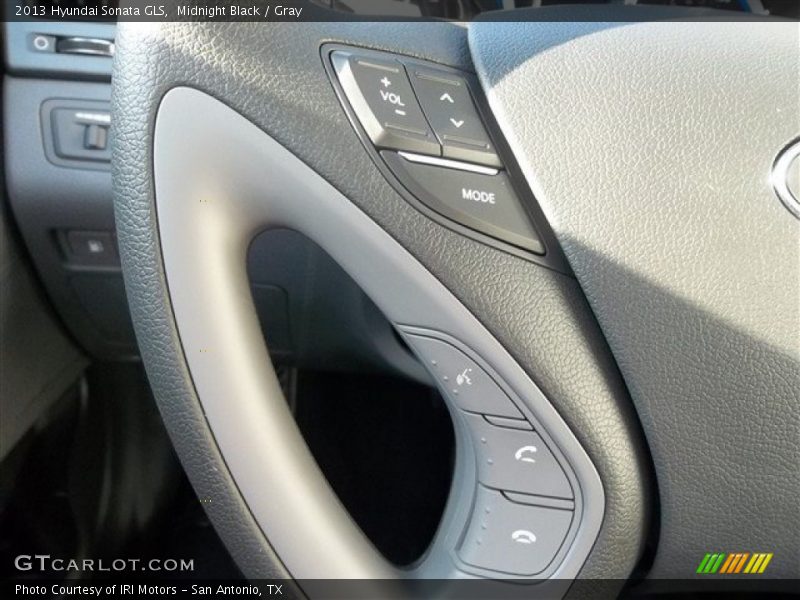 Midnight Black / Gray 2013 Hyundai Sonata GLS