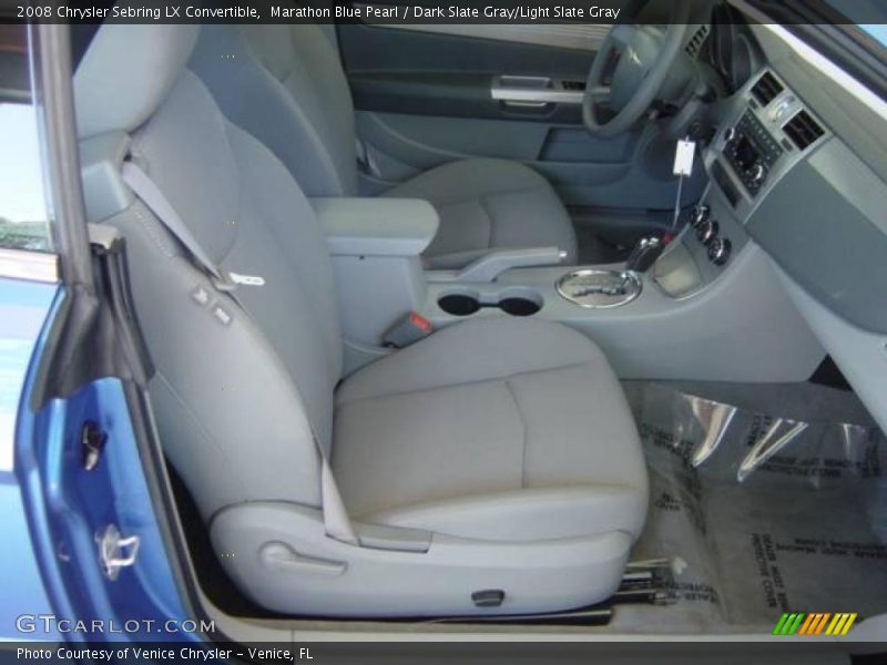 Marathon Blue Pearl / Dark Slate Gray/Light Slate Gray 2008 Chrysler Sebring LX Convertible