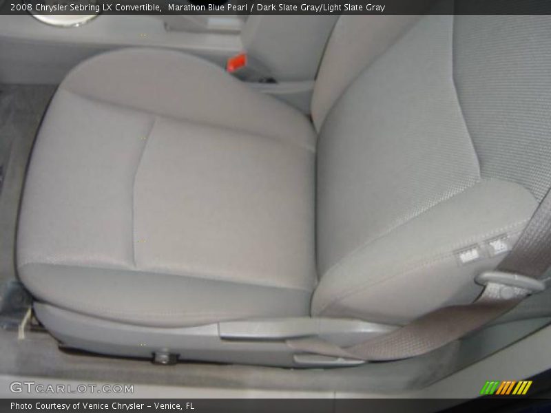 Marathon Blue Pearl / Dark Slate Gray/Light Slate Gray 2008 Chrysler Sebring LX Convertible