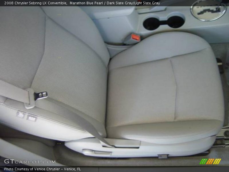 Marathon Blue Pearl / Dark Slate Gray/Light Slate Gray 2008 Chrysler Sebring LX Convertible