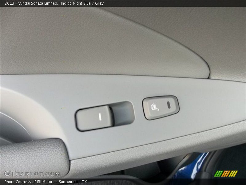 Indigo Night Blue / Gray 2013 Hyundai Sonata Limited
