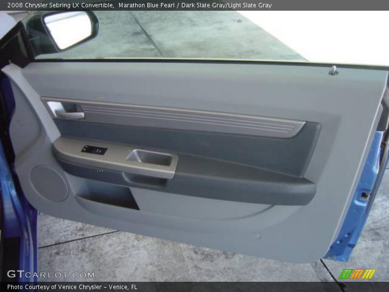 Marathon Blue Pearl / Dark Slate Gray/Light Slate Gray 2008 Chrysler Sebring LX Convertible