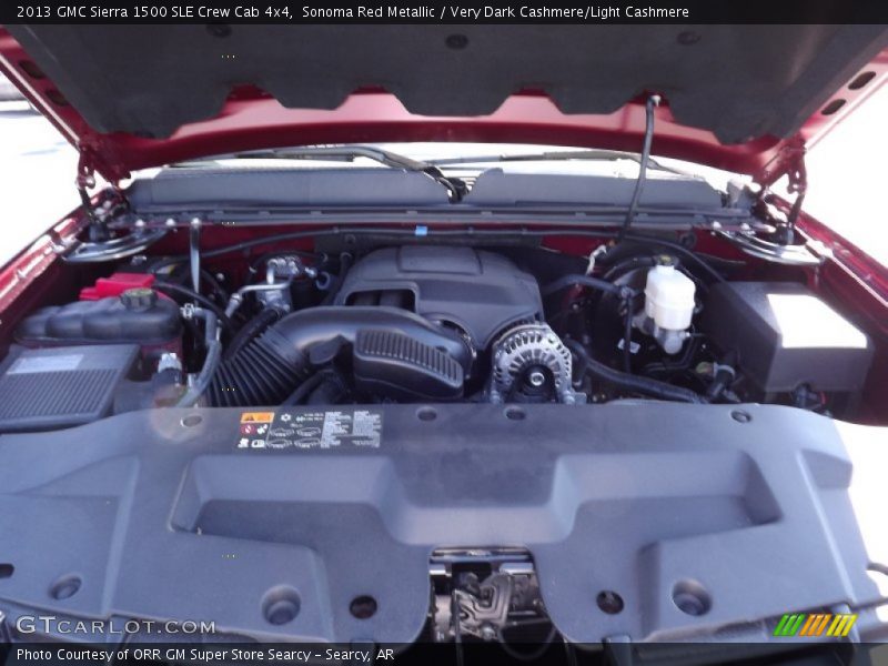 Sonoma Red Metallic / Very Dark Cashmere/Light Cashmere 2013 GMC Sierra 1500 SLE Crew Cab 4x4