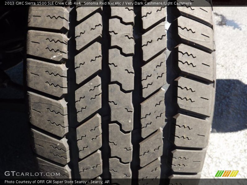 Sonoma Red Metallic / Very Dark Cashmere/Light Cashmere 2013 GMC Sierra 1500 SLE Crew Cab 4x4