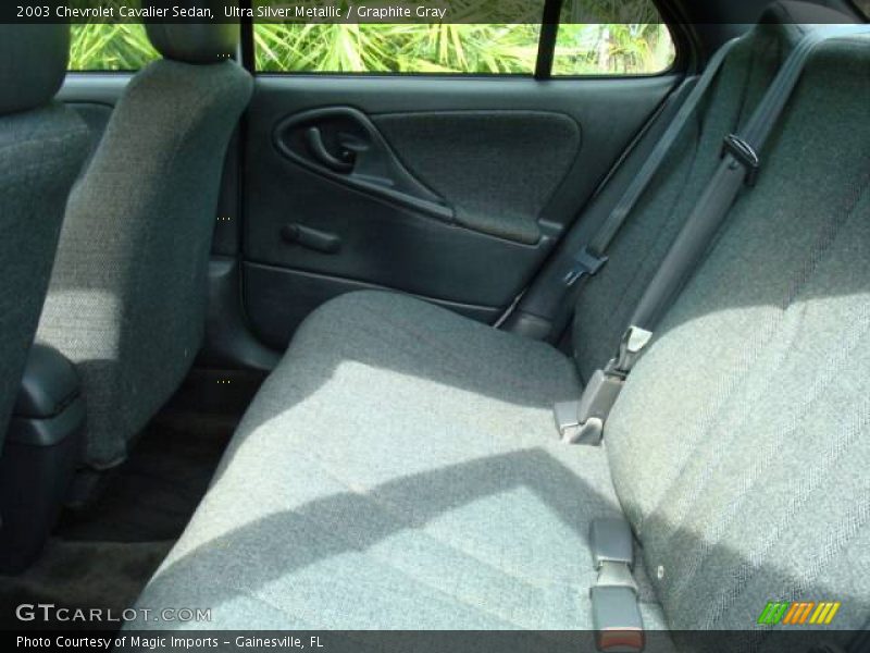 Ultra Silver Metallic / Graphite Gray 2003 Chevrolet Cavalier Sedan