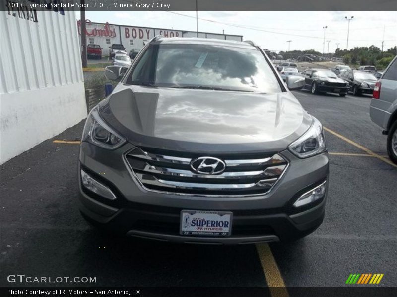 Mineral Gray / Gray 2013 Hyundai Santa Fe Sport 2.0T