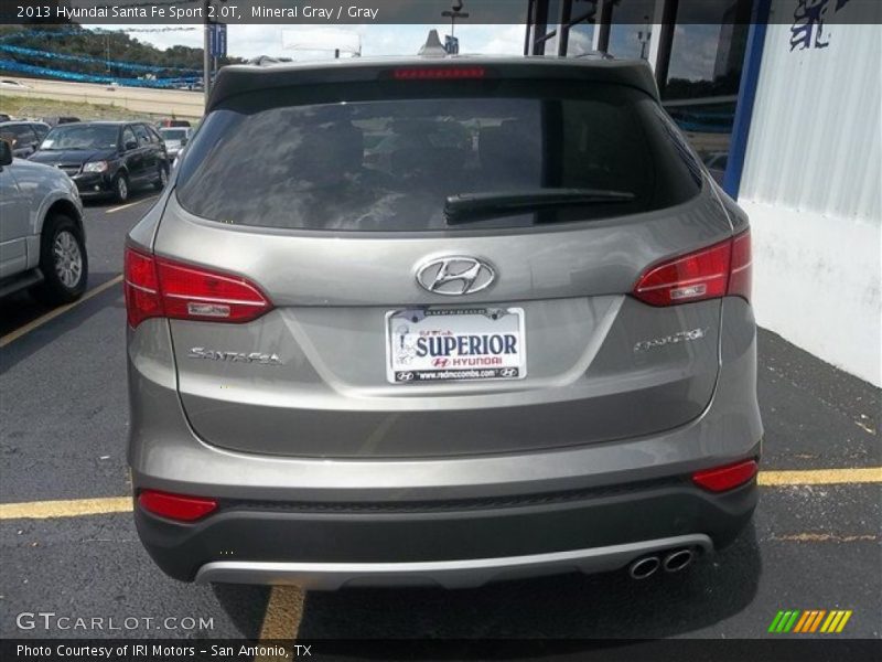 Mineral Gray / Gray 2013 Hyundai Santa Fe Sport 2.0T