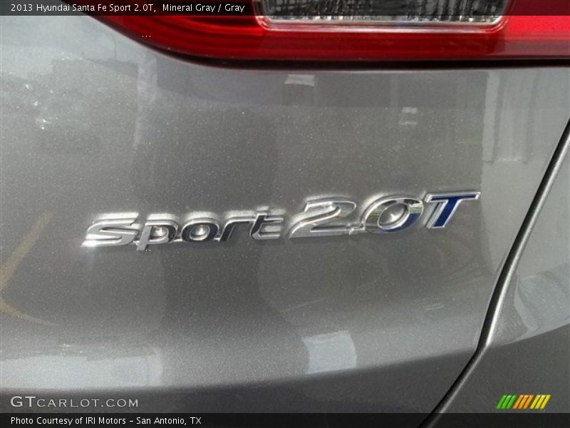 Mineral Gray / Gray 2013 Hyundai Santa Fe Sport 2.0T