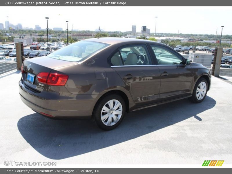 Toffee Brown Metallic / Cornsilk Beige 2013 Volkswagen Jetta SE Sedan