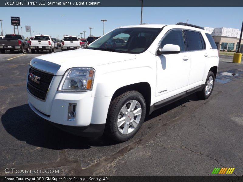 Summit White / Light Titanium 2013 GMC Terrain SLE