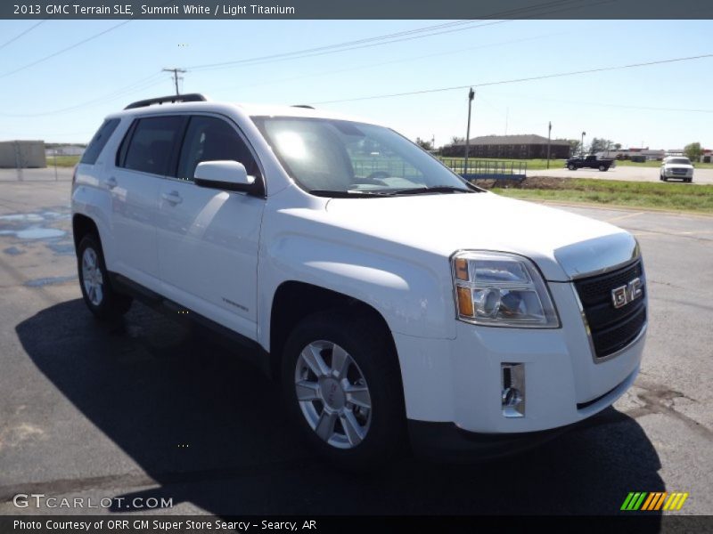 Summit White / Light Titanium 2013 GMC Terrain SLE