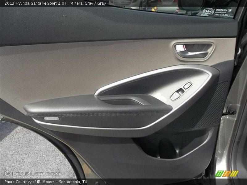 Mineral Gray / Gray 2013 Hyundai Santa Fe Sport 2.0T