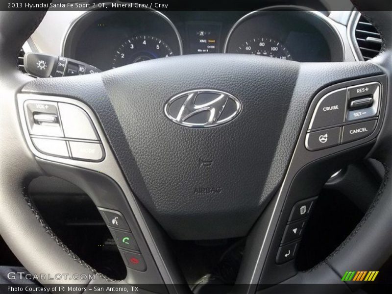 Mineral Gray / Gray 2013 Hyundai Santa Fe Sport 2.0T