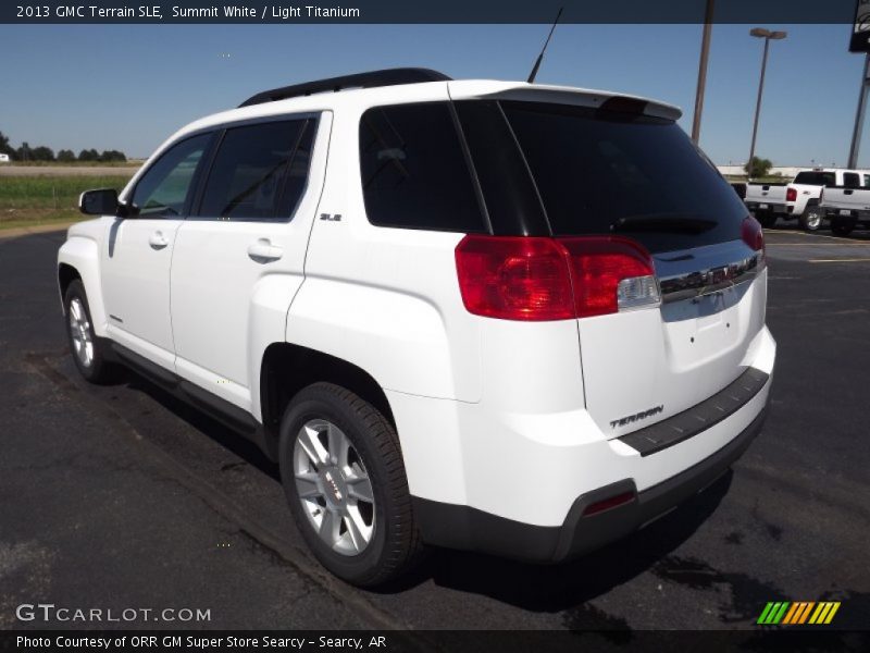 Summit White / Light Titanium 2013 GMC Terrain SLE