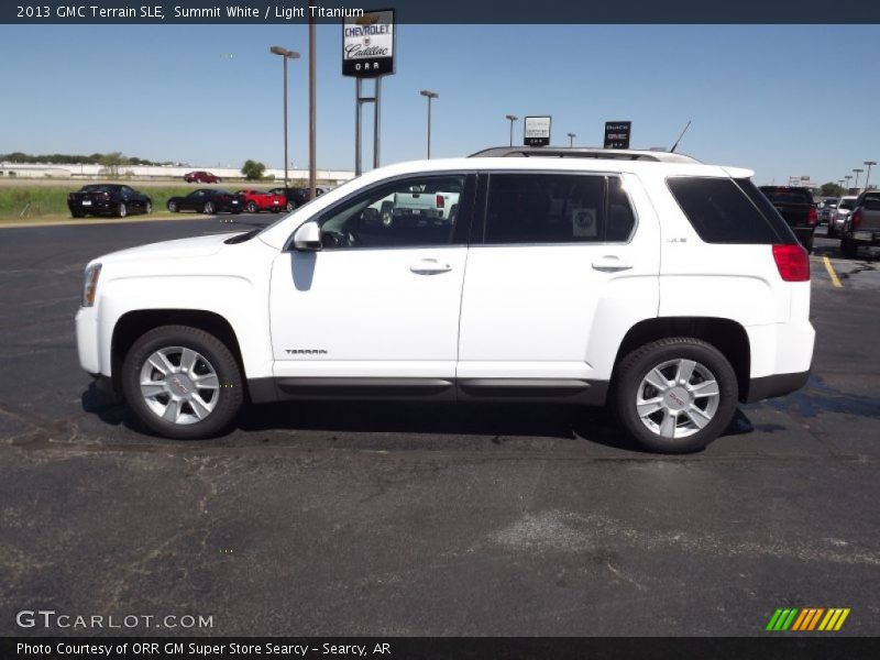 Summit White / Light Titanium 2013 GMC Terrain SLE