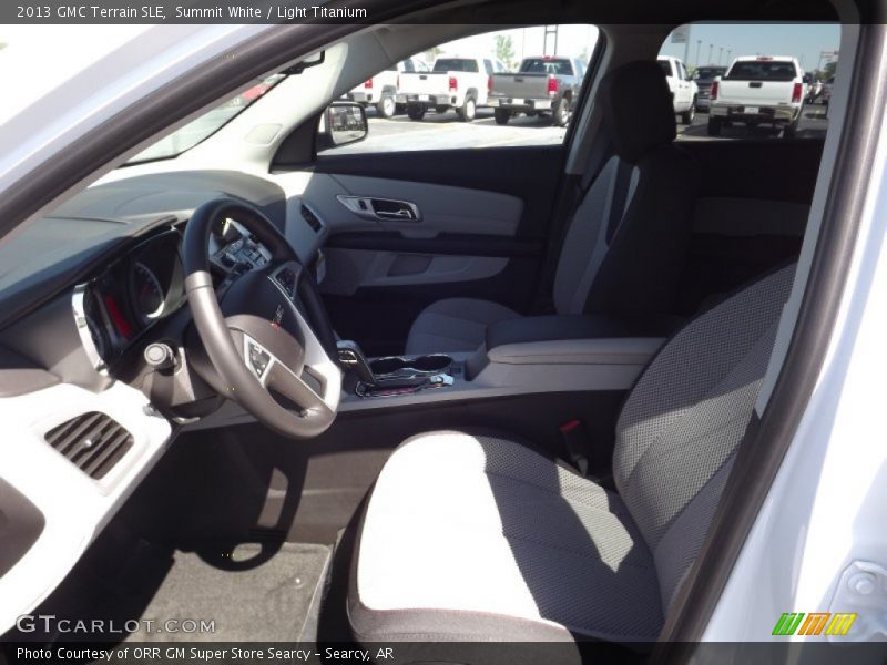 Summit White / Light Titanium 2013 GMC Terrain SLE