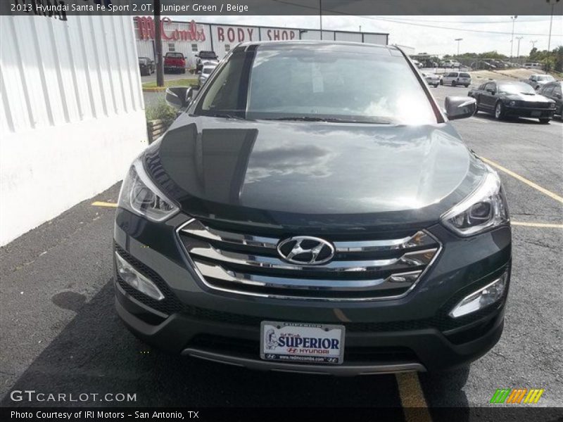 Juniper Green / Beige 2013 Hyundai Santa Fe Sport 2.0T